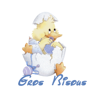 gif gros bisous canard